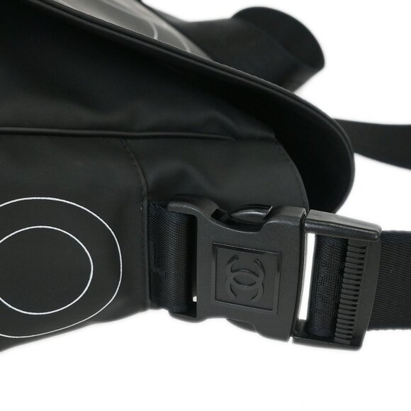 Chanel Black PVC Sport Line Shoulder Bag 115762 - Picture 4 of 8